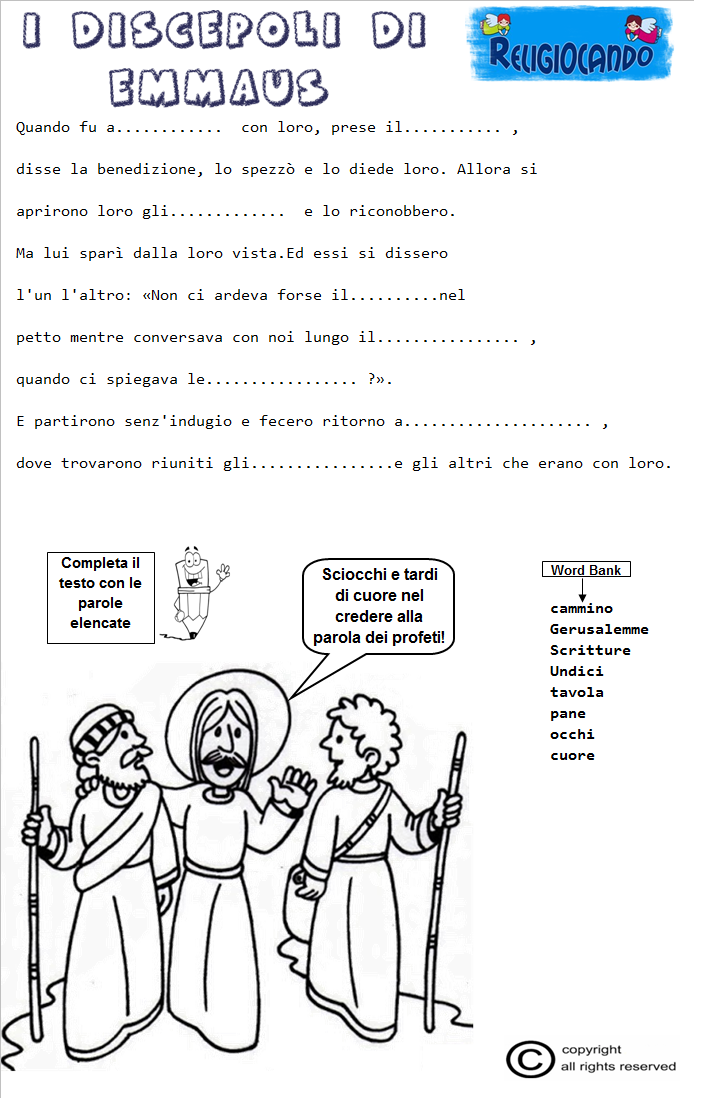 I Discepoli Di Emmaus Spiegazione I discepoli di Emmaus | Emmaus